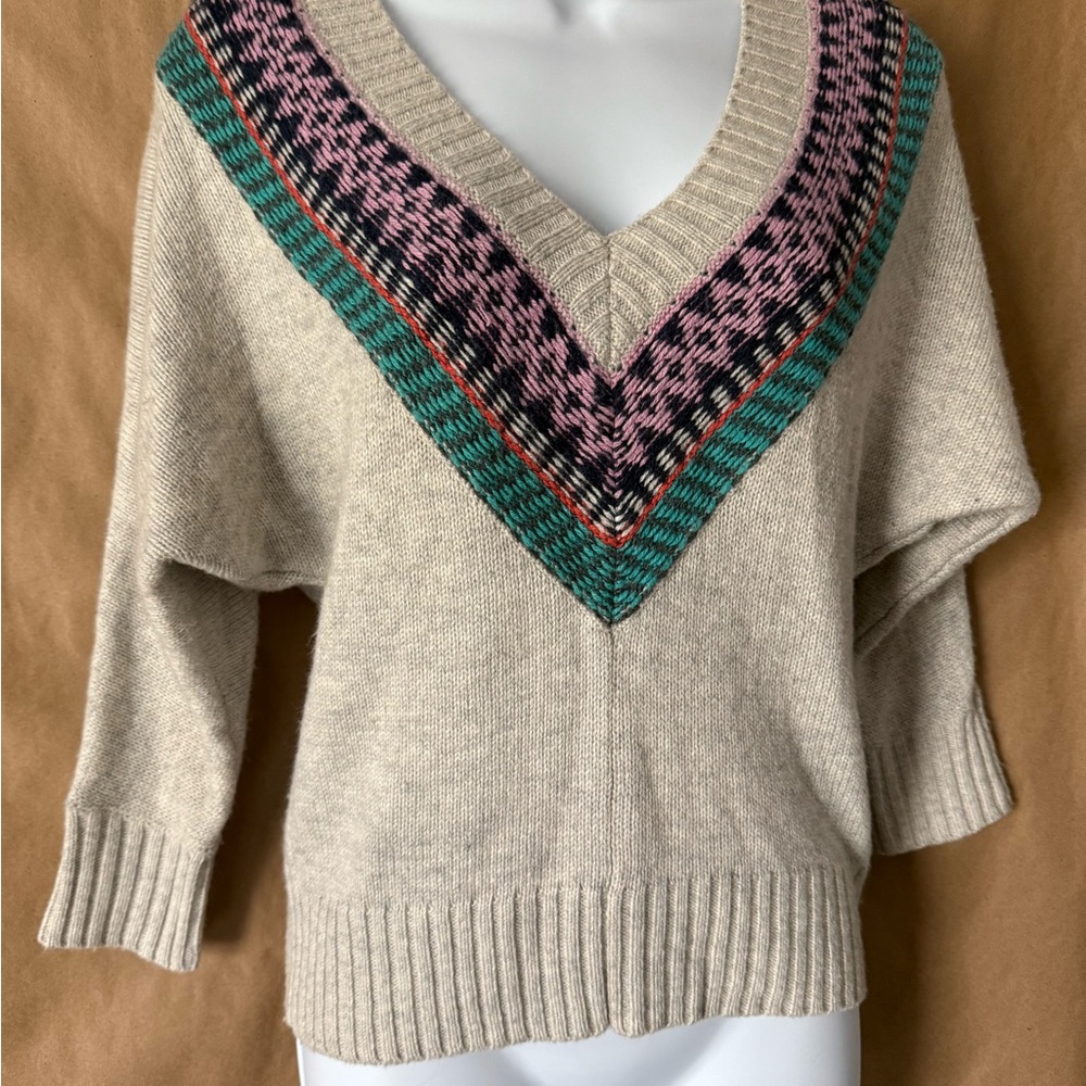 American Eagle deep vneck sweater. XS
